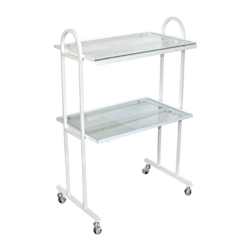 Столик інструментальний СІ-1 ( полиці скло / скло) (Медпромсервіс)